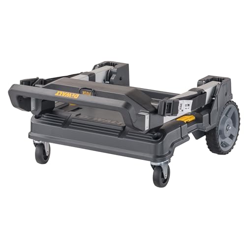 DEWALT TSTAK Trolley Cart with Handle, Swivel 360°, Capacity of Up to 200 lbs (DWST17888)