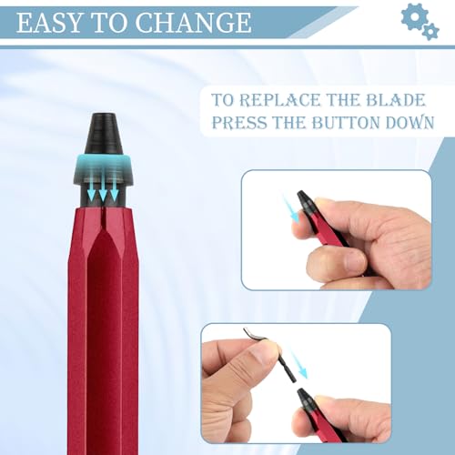 Deburring Tool with 12 High Speed Steel Blades, Deburring Tool 3D Printing, Deburring Tool for Metal, Resin, Copper, Plastic, PVC Pipes, 3D Printed Edges