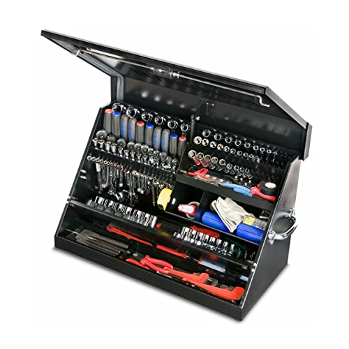 Montezuma ME300B 30-Inch Portable TRIANGLE Toolbox, Black