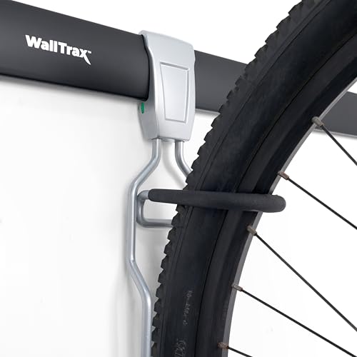 SafeRacks Bike Storage Rack Wall Mount Garage Bike Hanger for 5 Bicycles Adjustable Hooks Organize Bicycles in the Garage(5-bike hooks, holds 500lbs)