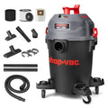Shop-Vac 6 Gallon Ultra Quiet Shop Vacuum Wet and Dry, 4.5HP Powerful Suction Wet/Dry Vacuum with Attachments, 1-7/8 in. x 7 Ft Hose, 15 Ft Cord, Ideal for Jobsite, Garage, Workshop & Home, 5430541