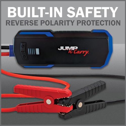 Clore Automotive JNC345 Jump-N-Carry 3000A 12 Volt Lithium Jump Starter for up to 10.0-Liter Gasoline and 10.0-Liter Diesel Engines