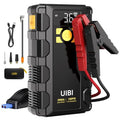 UIBI X5 Car Jump Starter 2000A with Built-in 150PSI Tire Inflator,16000mAh Power Bank & SOS Light for 8.0L Gas/6.0L Diesel Car Truck RV Road Trip Emergency