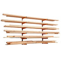Bora Wood Organizer and Lumber Storage Rack with 6-Level Wall Storage Racks – Indoor and Outdoor Use, In Orange PBR-001