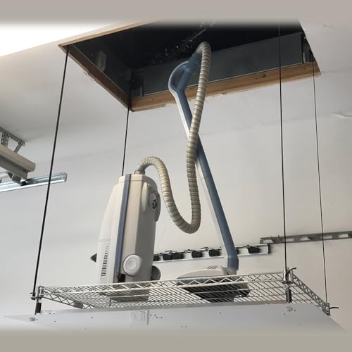 SpaceLift SL 5228-S Motorized Attic Lift – Made in USA, 200 lb Capacity, 15 Ft Vertical Travel, 24" x 41" Platform Garage Storage Lift