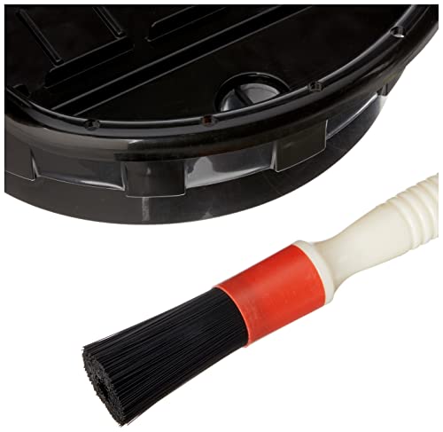 Big RED AXH-PPW5GR Torin 5 Gallon Capacity Portable Plastic Automotive Parts Washer Cleaner to Degrease Small Parts and Tools, Black
