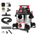 Shop-Vac 8 Gallon 4.5 Peak HP Wet/Dry Vacuum, Stainless Steel Tank, Portable with Drain Port, Blower Port, Hose and Accessories for Garage, Workshop, Jobsite, and Patio