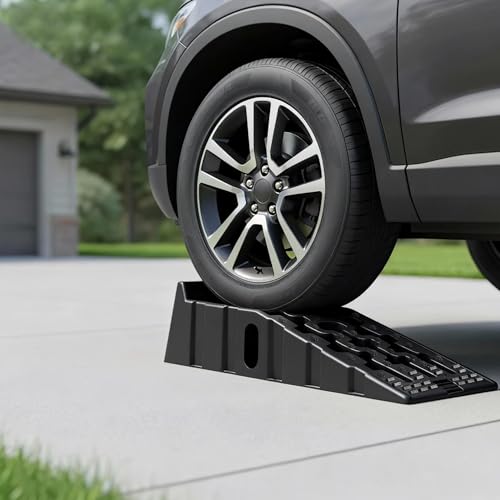 Heavy Duty Car Ramps for Oil Changes, 16000LBS GVW Capacity, 6.7" Lift