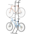 Suchtale 2 Bike Rack, Bicycle Rack, Bike Storage Rack for Garage, Gravity Bike Stand, Indoor Bike Organizer, Floor Vertical Bicycle Holder, Adjustable Wall Mount Cycle Hanger for Road Mountain Bikes