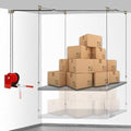 Overhead Garage Storage Lift Hoist, Heavy-Duty Ceiling Mounted Garage Storage Lift System for Organization, Easy to Install