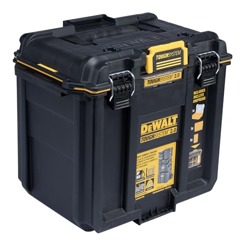 DEWALT TOUGHSYSTEM 2.0 Compact and Durable Deep Toolbox with Removable Dividers (DWST08035)