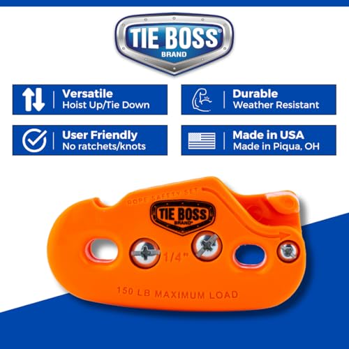 Tie Boss Kayak Hanger, Cargo Ceiling Storage, Overhead Storage, Watercraft Garage Storage, Hoist System.
