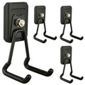 ULIBERMAGNET Heavy Duty Magnetic Hooks,4 Pack Strong Extra Large Magnet Hook for Power Drill,Garden Tools,Hose,Pegboard,Garage,Workshop,Magnetic Storage Utility Hooks for Indoor Outdoor Hanging
