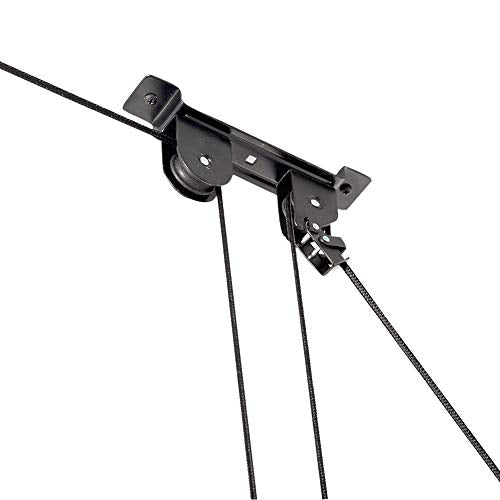 Wallmaster Ceiling Bike Mount Hanger, Bike Ceiling Lift Hoist, Bike Pulley System for Garage, Indoor Bicycle Hooks, 2 pack