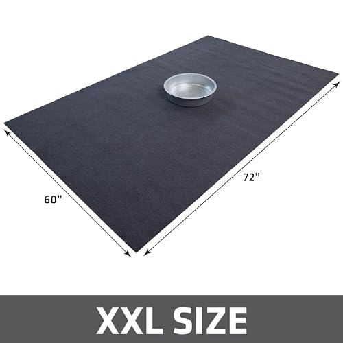Drymate Premium Maintenance Mat Oil Spill Garage Floor Mat (60" x 72"), Absorbent, Waterproof, Contains Liquids, Protects Garage Surface or Driveway, Reusable, Washable, Durable (USA Made)