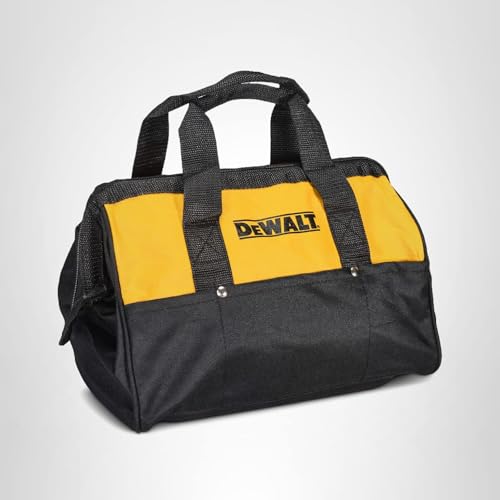 Dewalt Heavy Duty 12" x 9" Black/Yellow Power Tool Contractor Tool Bag