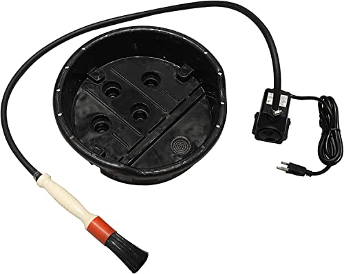 Torin AXH-PPW5GB 5 Gallon Capacity Portable Plastic Automotive Parts Washer Cleaner to Degrease Small Parts and Tools, Black