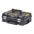 DEWALT Tool Box TSTAK II, 13 In. Flat Top Tool Storage Case, Stackable Organizer Hard Case Portable Toolbox, Heavy Duty, Holds Up To 66 lbs (DWST17807)
