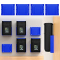 4 Pack Battery Holder Wall Mount Compatible with Kobalt 40V Batteries - Secure Storage Organizer for Kobalt 40V Power Tool Batteries, Garage Wall Mount Storage