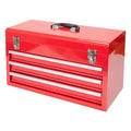 BIG RED TAMPK133-XB Torin Portable Tool/Garage Storage Box: Ergonomically Designed for Garage, Home, Office, Warehouse, Gym, School - Red