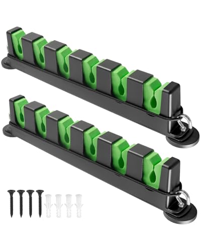 GRSVDF Magnetic Fishing Rod Holder, Vertical Storage, 1 Pair Black