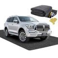 17'x7.45" Heavy Duty Garage Floor Mat with Adhesive Backing - Garage Floor mats for Under car， Garage Rugs and mats，Oil & Waterproof Non-Slip Protective Flooring for Under Cars