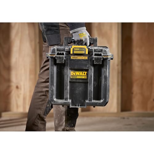 DEWALT TOUGHSYSTEM 2.0 Compact and Durable Deep Toolbox with Removable Dividers (DWST08035)