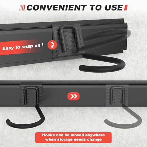 Ultrawall Bike Storage Rack, Wall Mount Bicycle Rack Vertical Bike Hanger for Garage, Home, 6 Bike Racks & 6 Helmet Hooks, Holds Up To 660lbs