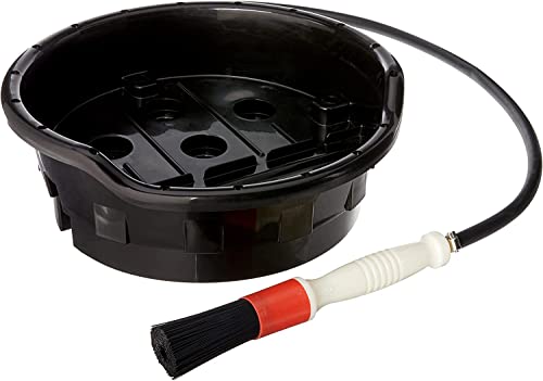Big RED AXH-PPW5GR Torin 5 Gallon Capacity Portable Plastic Automotive Parts Washer Cleaner to Degrease Small Parts and Tools, Black