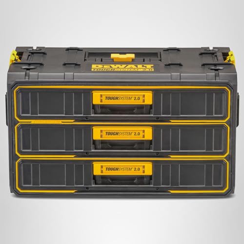 DEWALT TOUGHSYSTEM 2.0 Tool Organizer and Storage 3 Drawer Unit (DWST08330)