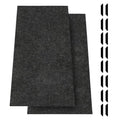 JERIA 2 Pcs 36 X 60 Inch Oil Spill Mat for Under Car Driveway,Oil Leaks Absorbent Oil Pad,Tape Rubber Mat Garage Floor with 16 PCS Tapes
