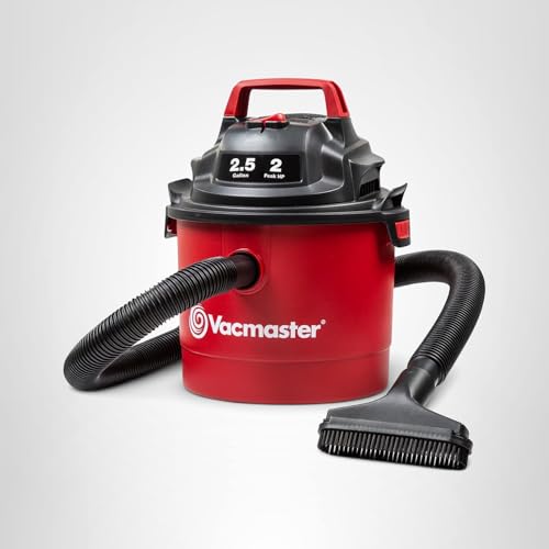 Vacmaster 2.5-Gallon* 2 Peak HP Wall Mountable Wet/Dry Vacuum – VOM205P 1101