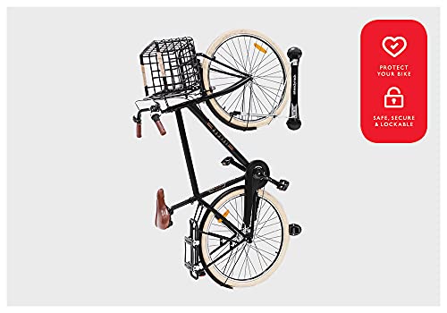 Steadyrack Bike Rack - Easy Lift Swivel Bike Wall Mount, Vertical Storage Solution for Bicycles with Fenders or Mudguards, Garage Bicycle Rack Wall Mount for Home