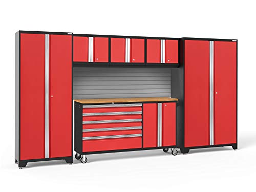 NewAge Products Bold Series Red 6 Piece Set, Garage Cabinets, 56265