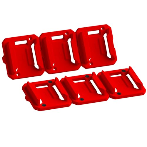 SZWJT-LV 5 Pack Battery Holder for Craftsman 20V Battery Mounts Dock Hold-er (w/10 Screws, No Batt-ery) and 2 Pack Tools Drill Mount Rack Fit for V20 Craftsman 20V Li-ion Drill((No Tool)