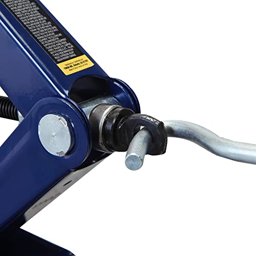 TCE AT10152U Torin Steel Scissor Lift Jack Car Kit, 1.5 Ton (3,000 lb) Capacity, Blue