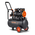 VEVOR 6.3 Gallon Air Compressor, 2 HP 3.35 CFM@90PSI Air Compressors with Max. 116PSI Pressure, Oil Free Compressor Tank for Auto Repair, Tire Inflation, Spray Painting, Woodwork Nailing