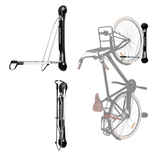 Steadyrack Bike Rack - Easy Lift Swivel Bike Wall Mount, Vertical Storage Solution for Bicycles with Fenders or Mudguards, Garage Bicycle Rack Wall Mount for Home