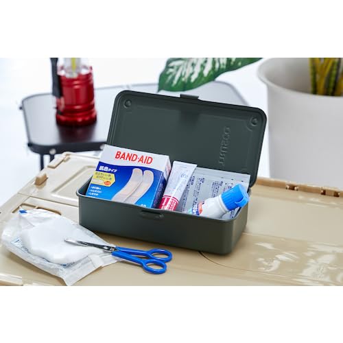 TRUSCO T-190MBK Trunk Tool Box, 8.0 x 4.3 x 2.2 inches (203 x 109 x 56 mm), Matte Black