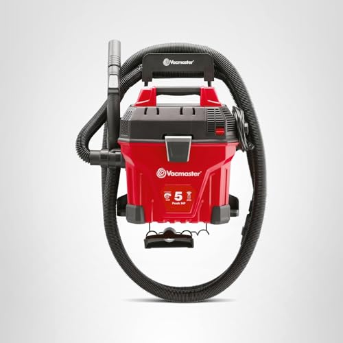 Vacmaster 5-Gallon* 5 Peak HP† Remote Control Wall Mount Wet/Dry Vac – VWMB508 1101
