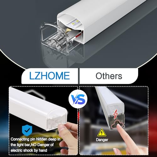 LZHOME Updated Hexagon Garage Light: 79200LM Super Bright Hexagon Garage LED Light, 5000K Natural White, 72 Packs LED Light Car Detailing Ceiling Lights for Warehouse Basement Gym Barbershop Salon