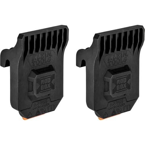KLEIN TOOLS 54805MB MODBox Utility Cart Ladder Holder, Storage Hooks, Holds Ladder Vertically or Horizontally on MODBox Utility Carts