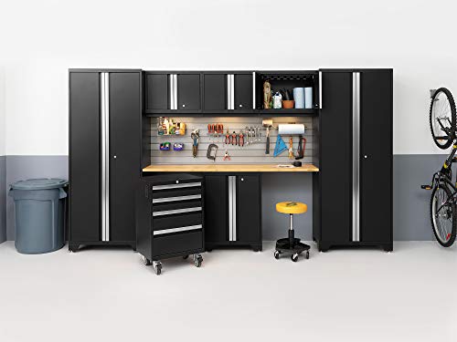 NewAge Products Bold Series Black 10 Piece Set, Garage Cabinets, 63249