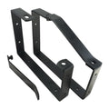Keypak ST0555B 2 Pack Universal Lockable Wall Ladder Rack Brackets Secure Storage, Black, 170 x 235 x 30 mm