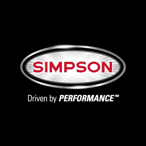 Simpson 3400 PSI Gas Pressure Washer, 2.5 GPM Residential Power Washer, Cold Water, 25' Hose, Clean Machine, 49-State Compliant (CM61083)