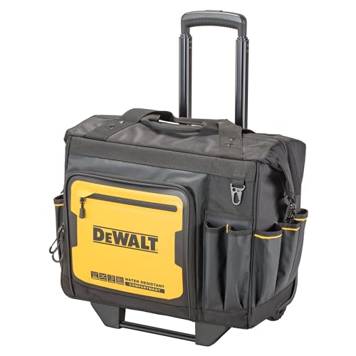DEWALT 18 Inch Rolling Tool Storage Bag with 27 Pockets (DWST560107)