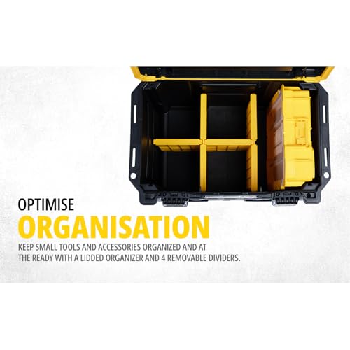 DEWALT TOUGHSYSTEM 2.0 Compact and Durable Deep Toolbox with Removable Dividers (DWST08035)