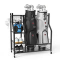 PLKOW Golf Bag Storage Garage Organizer, Extra Large Size Golf Bag Storage Stand and Golf Equipment Rack for Garage,Shed, Basement