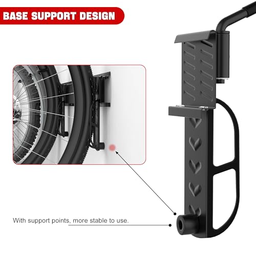 Ultrawall Swivel Bike Storage Rack, Adjustable Wall Mounted Bike Rack for Garage, Vertical Bike Hanger for Indoor Bicycle Storage, Space Saving Bike Holder