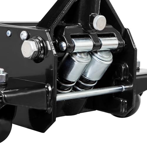 Torin Low Profile Hydraulic Floor Jack with Dual Quick Lift Pump, 4 Ton (8,000 lb) Capacity, Black